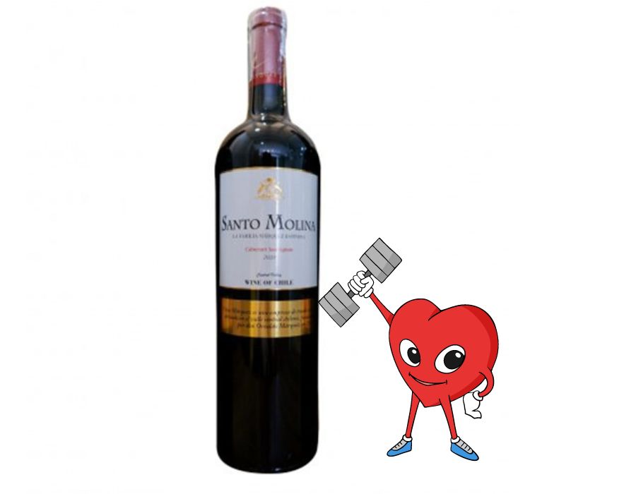 Rượu vang CHILE SANTO MOLINA 750ml 13,5% - Giá cả siêu hợp lí