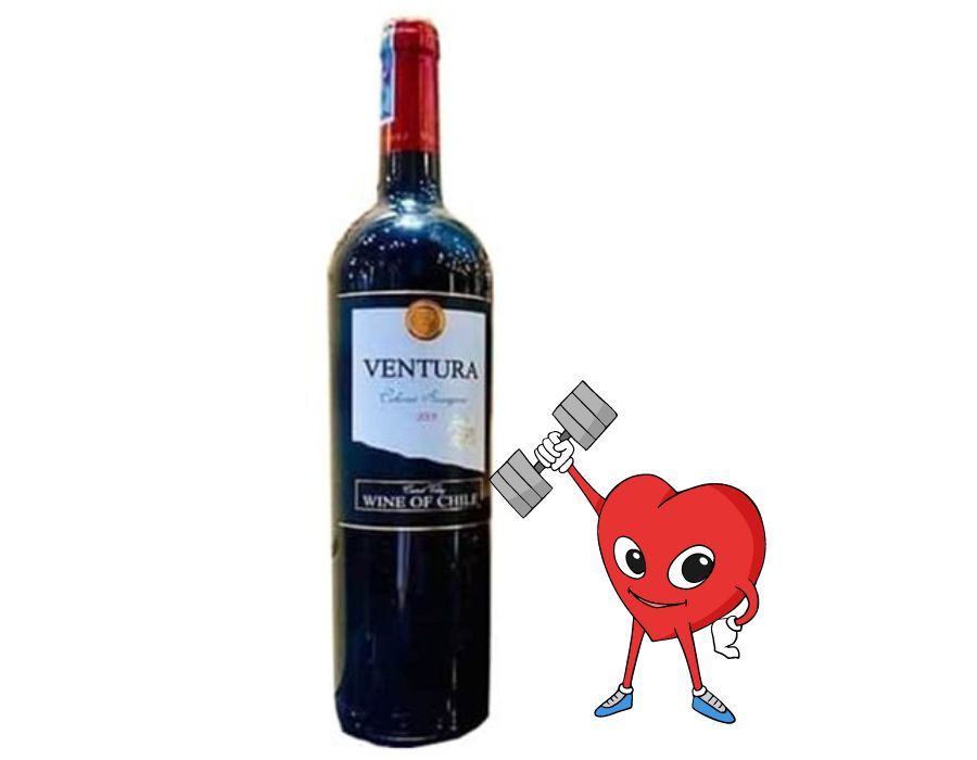 Rượu vang CHILE VENTURA CABERNET SAUVIGNON - Giá giảm sâu thẳm đại dương