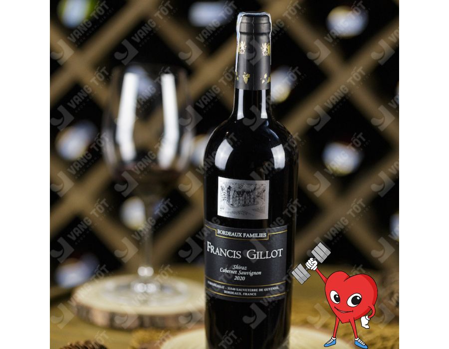 Rượu vang FRANCIS GILLOT SHIRAZ CABERNET SAUVIGNON - Giá giảm sập trời