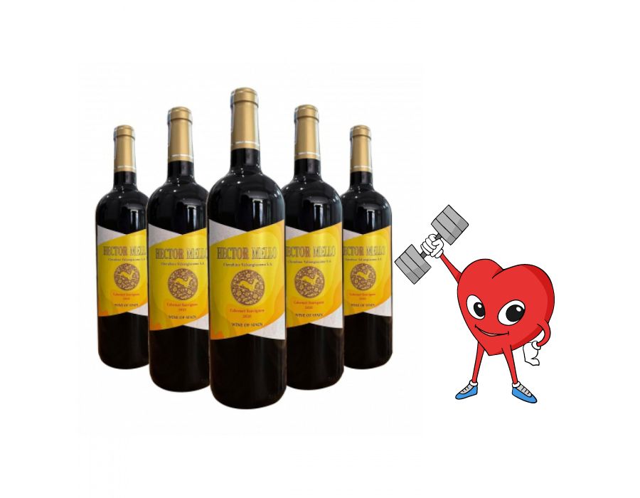 Rượu vang TBN HECTOR MELLO CABERNET SAUVIGNON - Giá chạm mốc siêu rẻ