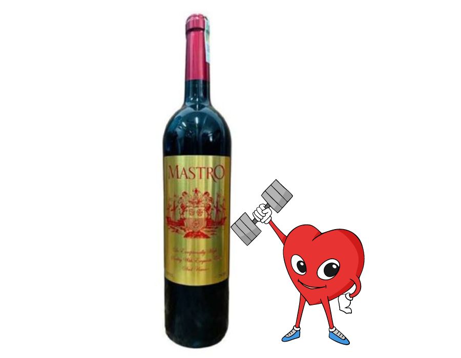 Rượu vang Việt Nam MASTRO NHÃN VÀNG 750ml 13% - Giá hot giảm cực kì mạnh