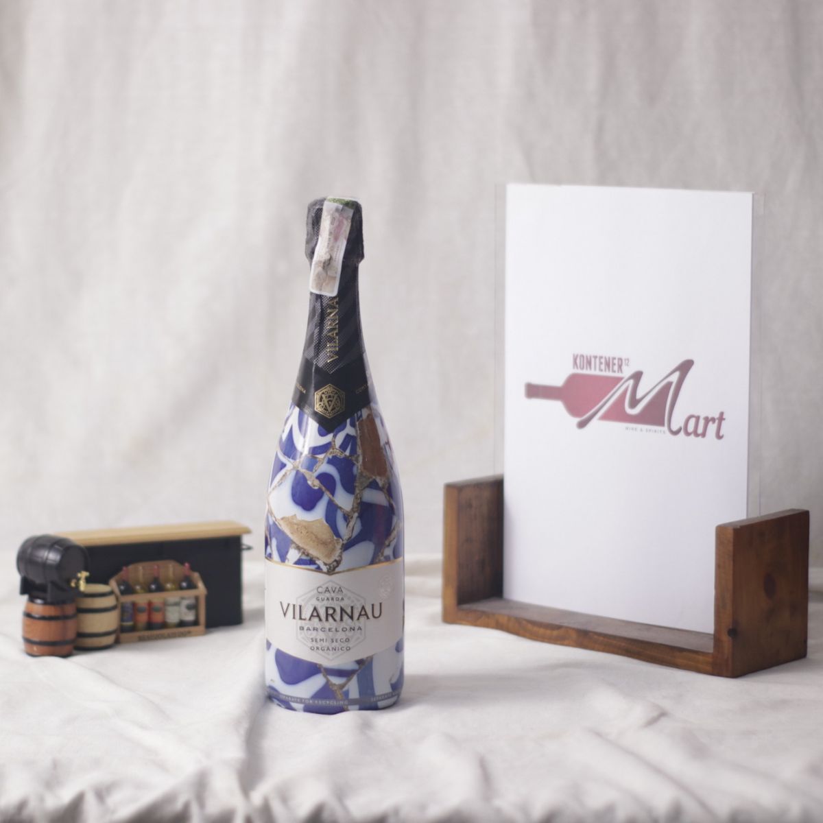 Rượu vang Vilarnau Brut Reserva Organic Cava - Vang nổ 11,5 độ - Nhập khẩu Tây Ban Nha
