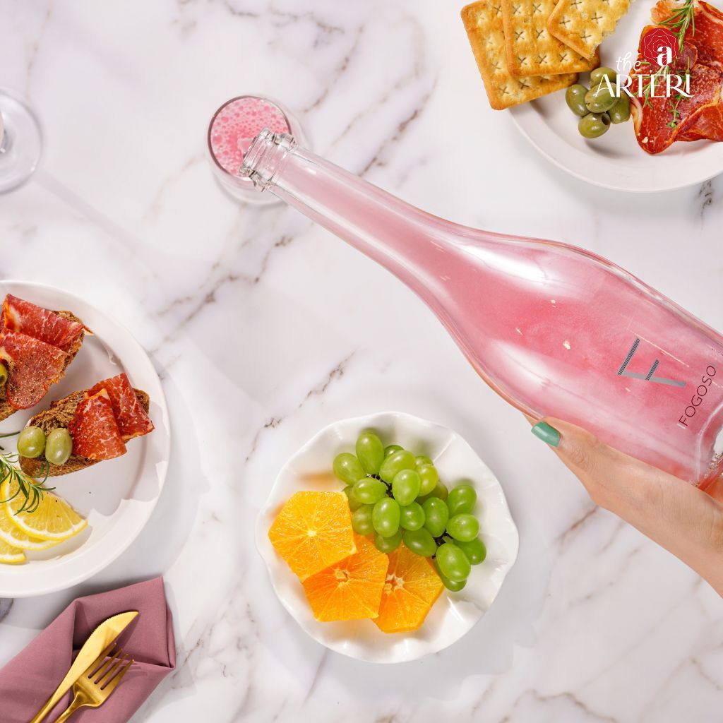 Rượu Vang Fogoso Rosa - Vang nổ 5,5 độ - Nhập khẩu Tây Ban Nha
