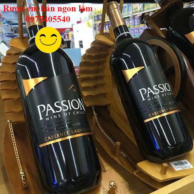 Rượu vang đỏ nhập khẩu Chile Passion Kệ Thuyền 1,5L