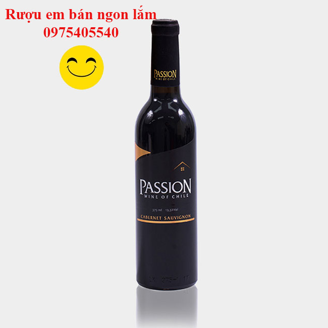 Rượu vang đỏ nhập khẩu Chile Passion Cabernet Sauvignon chai 375ml