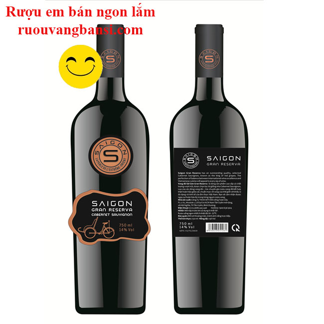 Rượu vang đỏ Sài gòn Gran Reserva 750ml