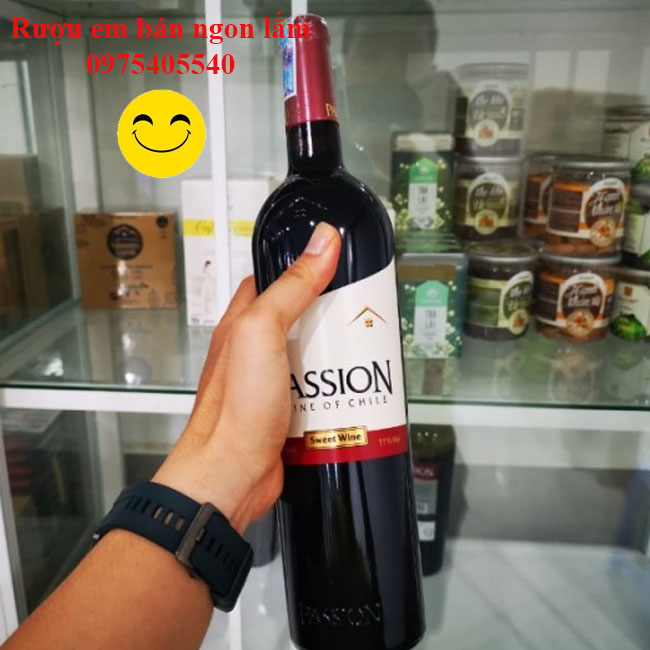 Rượu vang ngọt nhập khẩu Chile Passion chai 750ml 