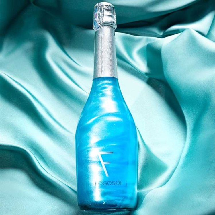 Rượu Vang Fogoso Azul - Vang nổ 5,5 độ - Nhập khẩu Tây Ban Nha