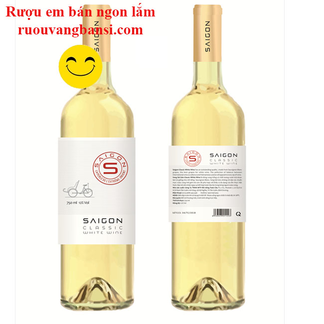 Rượu vang Trắng Sài gòn Classic 750ml