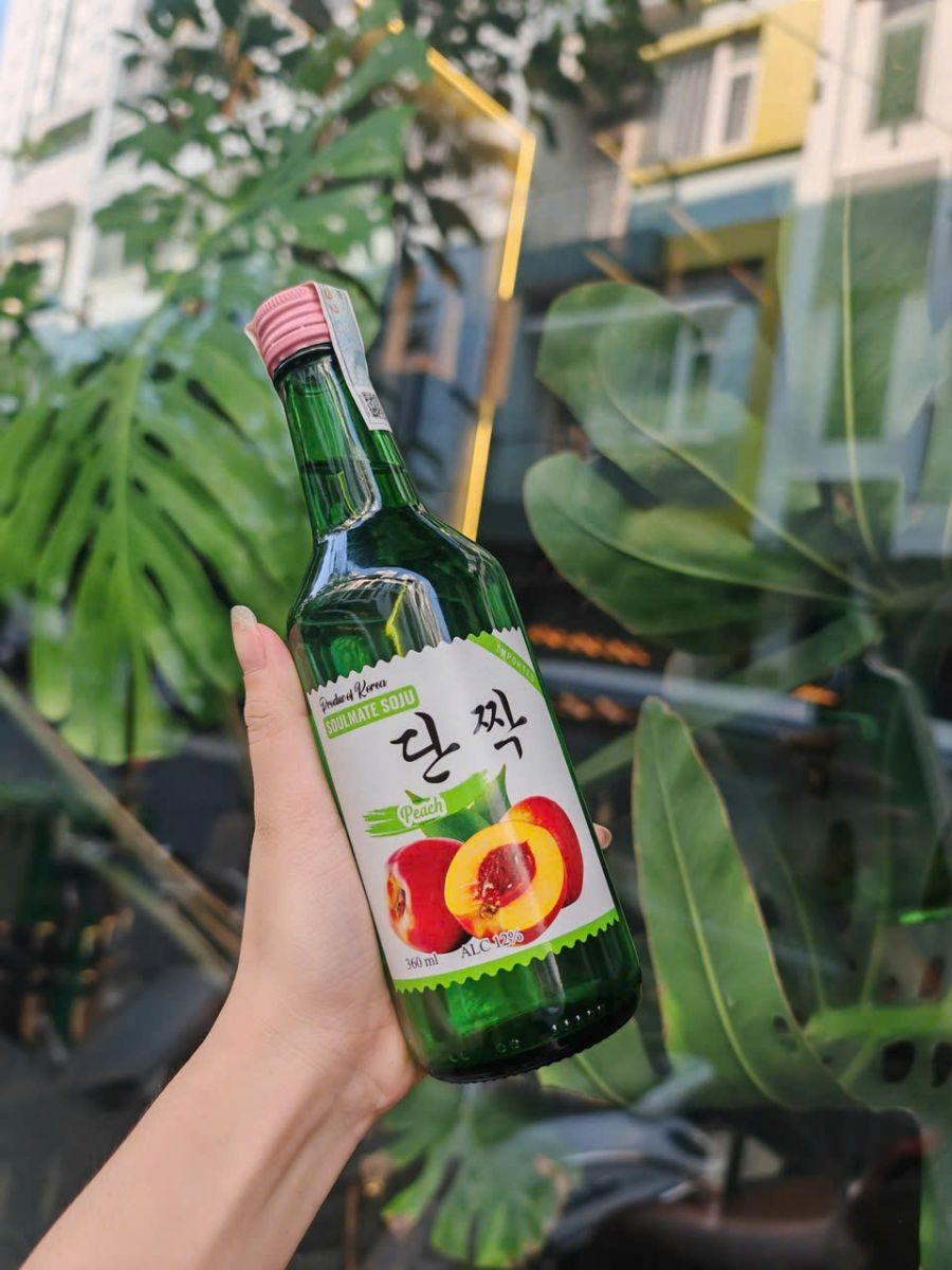 Rượu Soju Hàn Quốc Vị Đào - Thùng 20 Chai