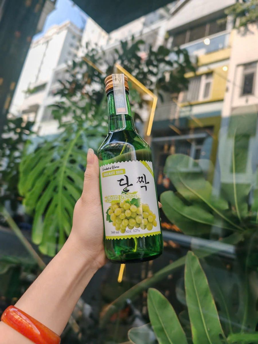 Rượu Soju Hàn Quốc Vị Nho Xanh - Thùng 20 Chai