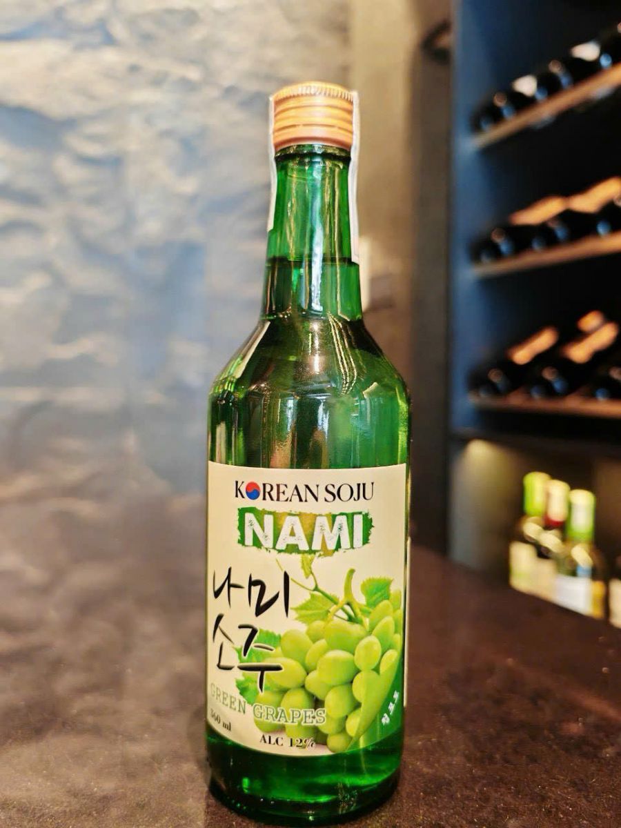 Rượu Soju Hàn Quốc Vị Nho Xanh - Thùng 20 Chai