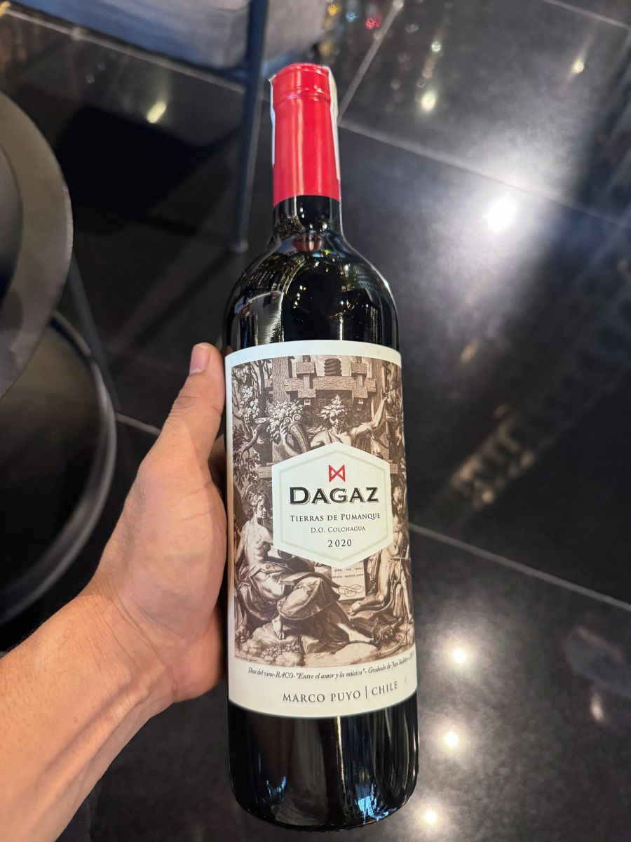 Rượu vang Dagaz Tierras De Pumanque - Vang đỏ 14,5 độ - Nhập khẩu Chile